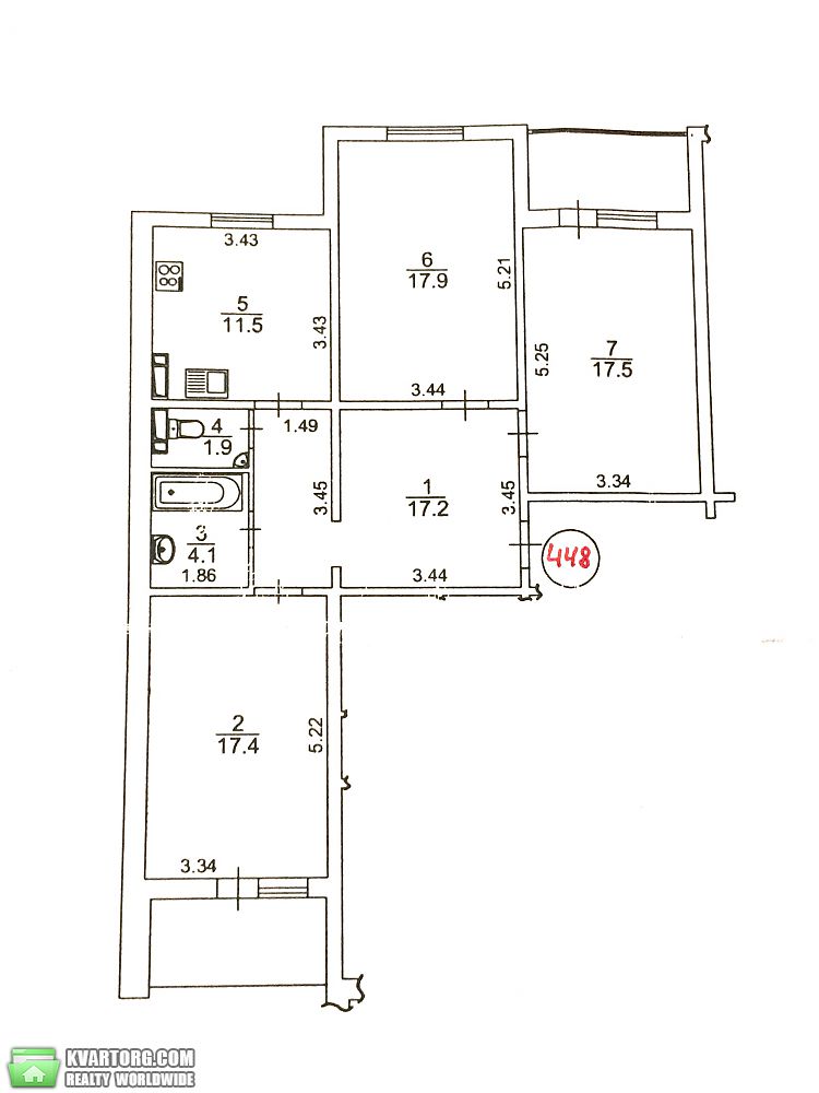 Sell 3-room apartment. Киев,  Здолбуновская — photo 10