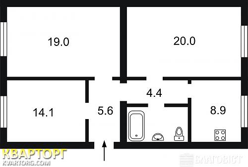 Sell 3-room apartment. Киев,  Лихачева — photo 3