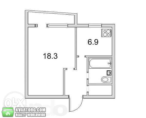 Sell 1-room apartment. Киев,  Северная — photo 9