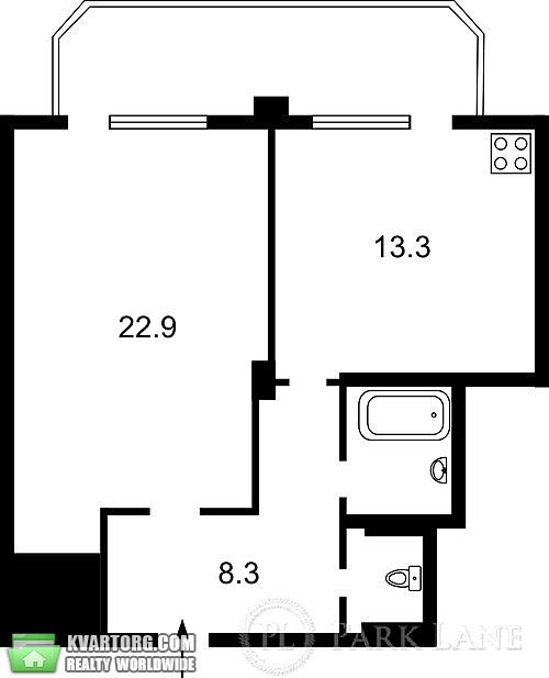 Sell 1-room apartment. Киев, Княжий Затон — photo 4