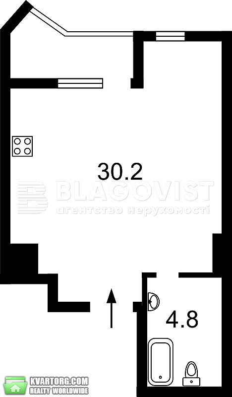 Sell 1-room apartment. Киев, кудри ивана — photo 2
