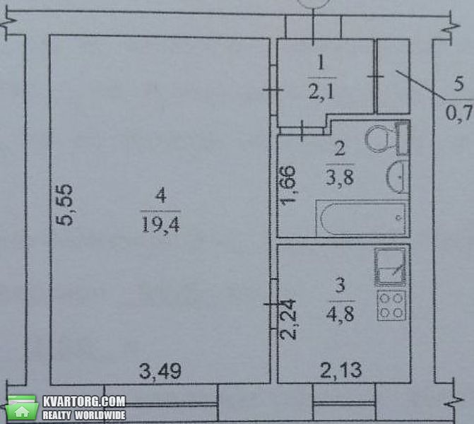 Sell 1-room apartment. Киев,  Доброхотова — photo 8