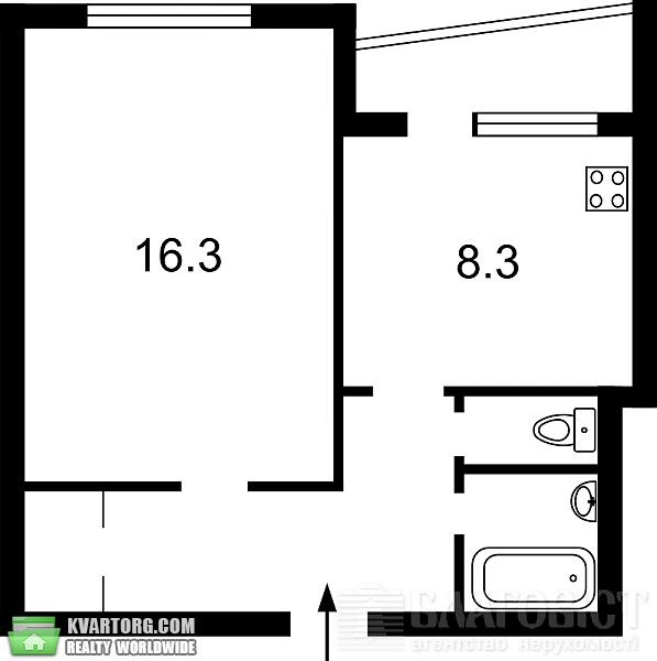 Sell 1-room apartment. Киев, Челябинская — photo 2