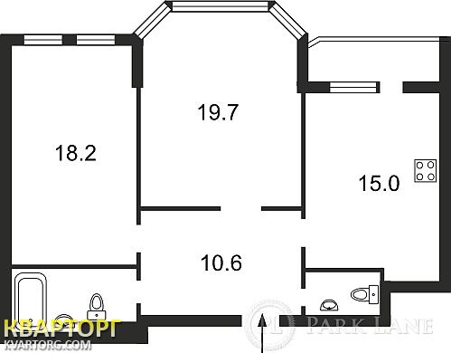 Sell 2-room apartment. Киев, Бажана — photo 2