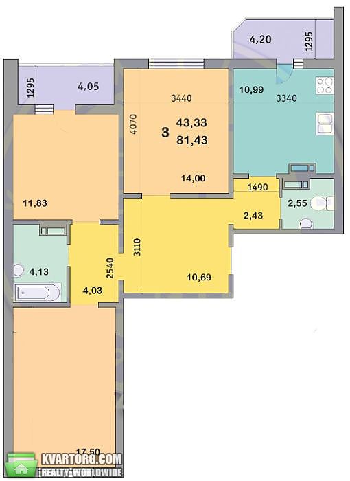 Sell 3-room apartment. Киев,  Ломоносова — photo 2