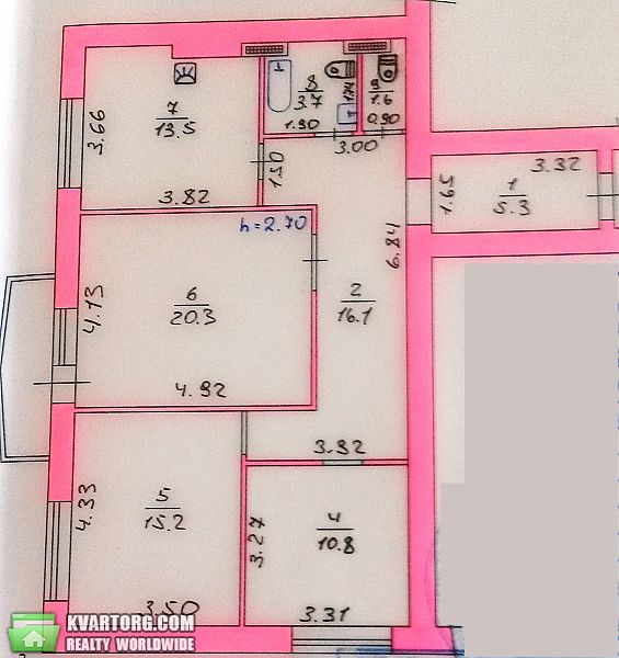 продам 3-комнатную квартиру. Киевская обл.,  Тарасовская - фото 2