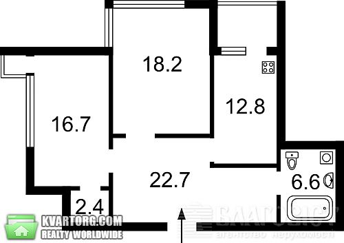 Sell 2-room apartment. Киев, Краснозвездный пр — photo 2