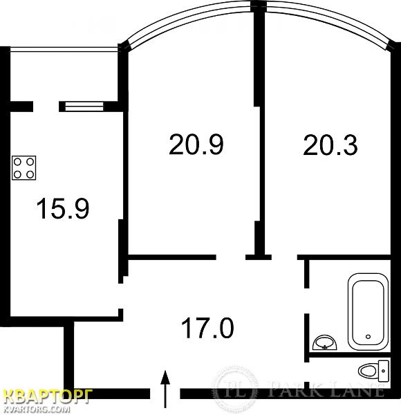 Sell 2-room apartment. Киев,  Днепровская наб — photo 5