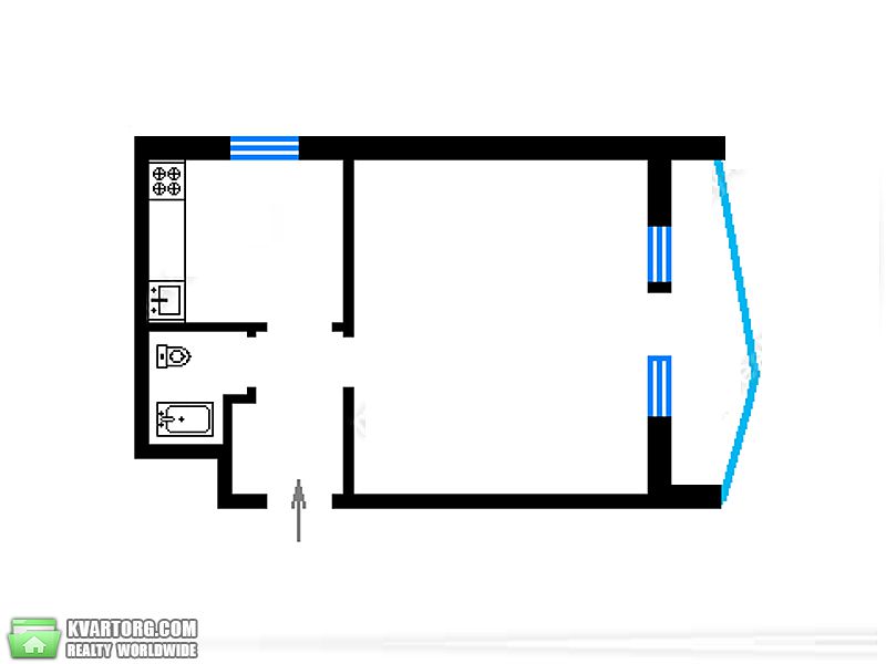 Sell 1-room apartment. Киев,  Кондратюка — photo 2