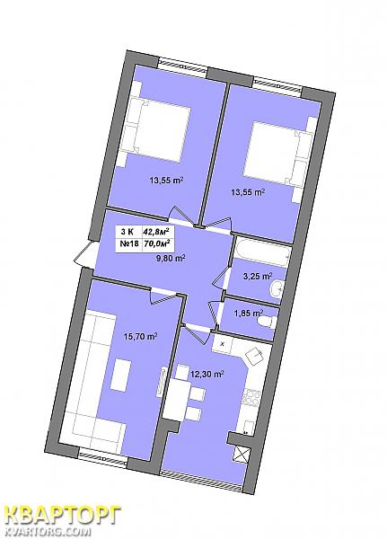 Sell 3-room apartment. Киев,  Большая Окружная — photo 10