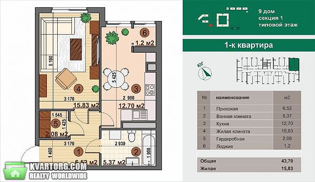 Sell 1-room apartment. Киев,  Юношеская — photo 2
