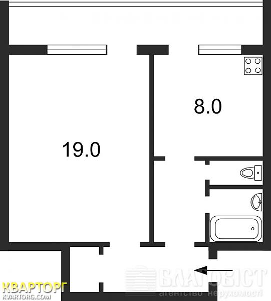 Sell 1-room apartment. Киев, Армянская — photo 2