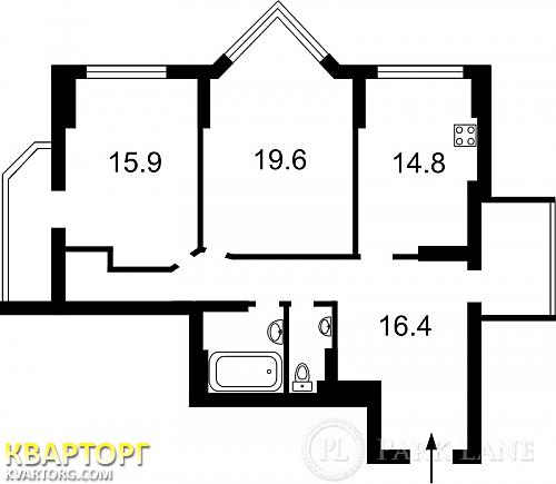 Sell 2-room apartment. Киев, Бориспольская — photo 3