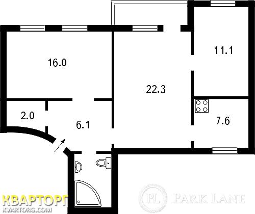 Sell 3-room apartment. Киев,  Шота Руставели — photo 2
