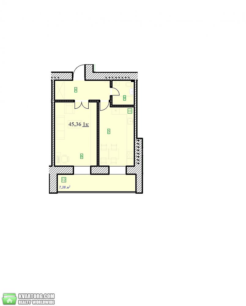 Sell 1-room apartment. Ивано-Франковск, Українських Декабристів — photo 4