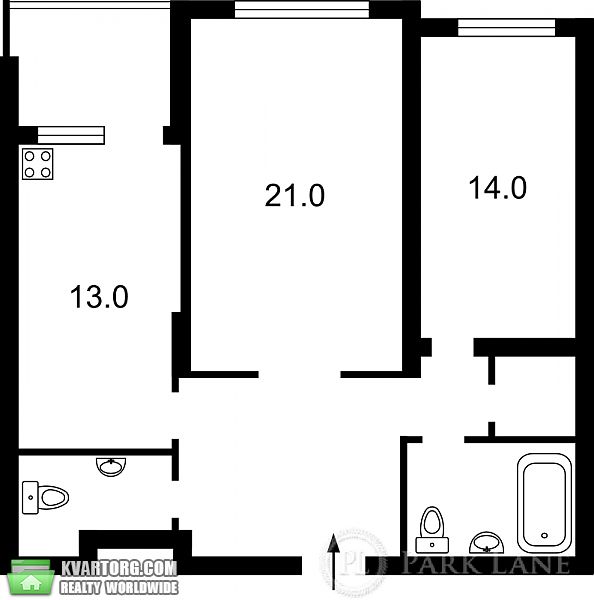 Sell 2-room apartment. Киев, Богдановская — photo 3
