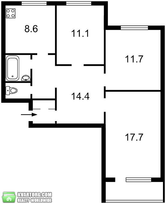 Sell 3-room apartment. Киев,  Якубовского — photo 4
