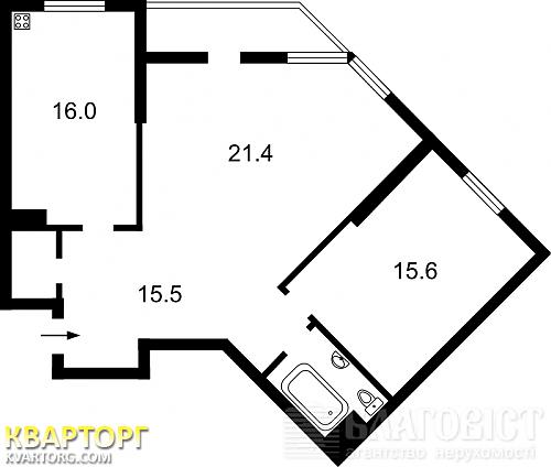 Sell 2-room apartment. Киев,  Ломоносова — photo 1