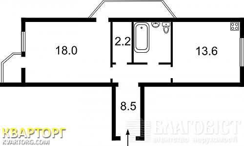 Sell 1-room apartment. Киев, Горького — photo 8