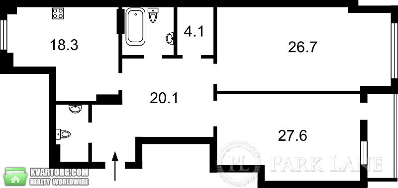 Sell 2-room apartment. Киев, Щорса Коновальця Євгена — photo 5