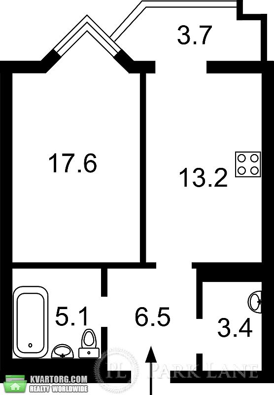 Sell 1-room apartment. Киев,  Барбюса — photo 2