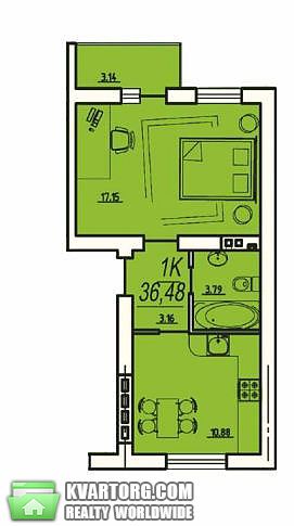 Sell 1-room apartment. Одесса, Парковая — photo 5