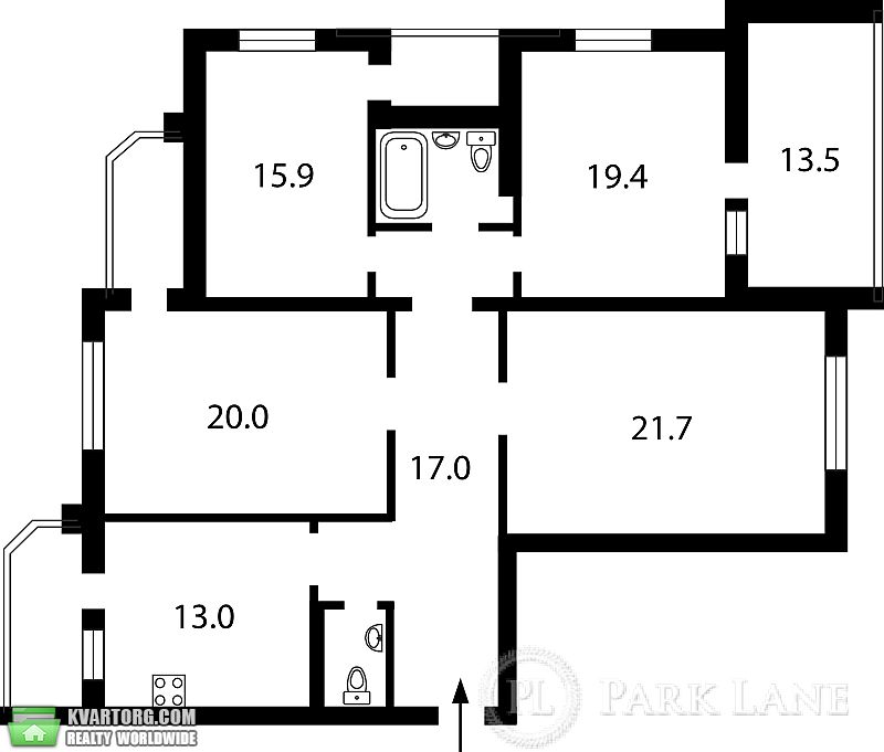 Sell 4-room apartment. Киев, Бориспільська, 12в — photo 3