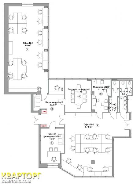 Rent out office. Киев, ул. Черновола — photo 6
