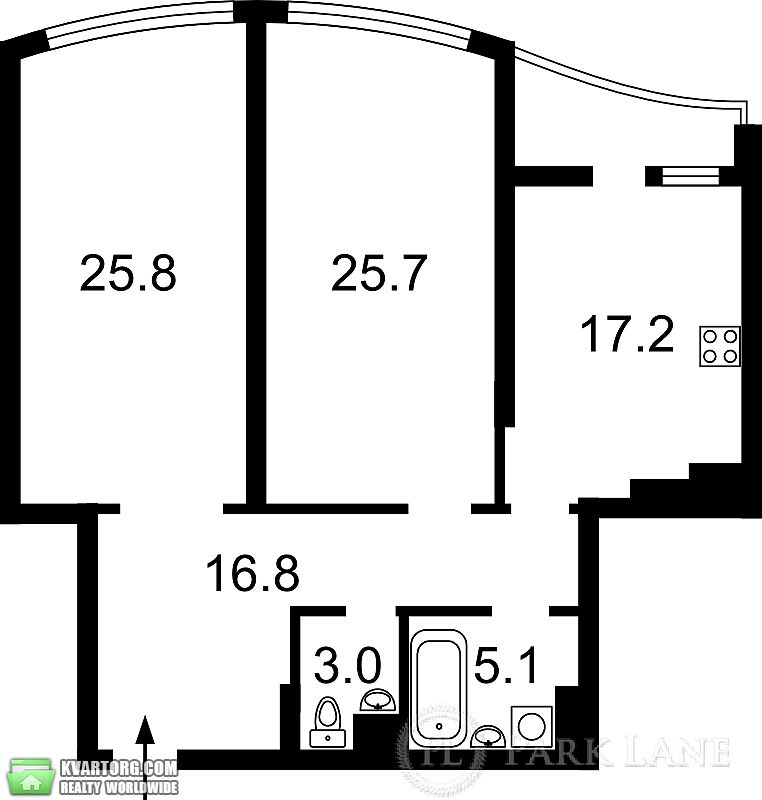Sell 3-room apartment. Киев,  Олевская — photo 4