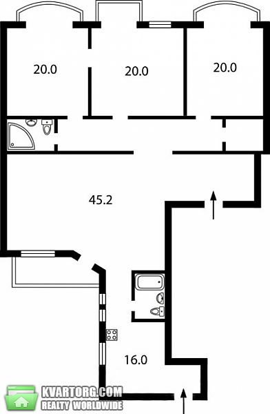 Sell 3-room apartment. Киев, Саксаганского — photo 8