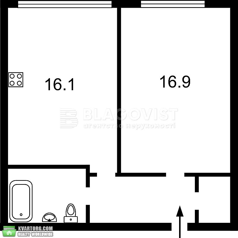 Rent out 1-room apartment. Киев,  Юношеская — photo 8