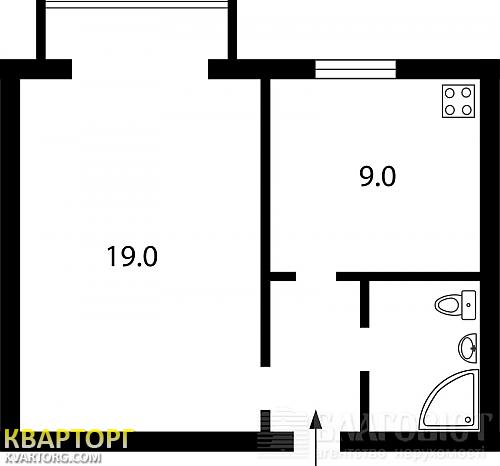Sell 1-room apartment. Киев,  Копыловская — photo 2