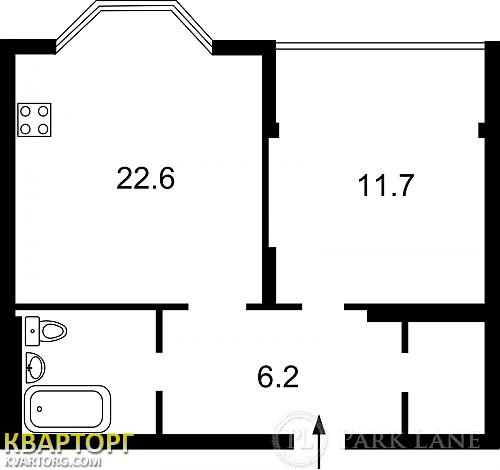 Sell 2-room apartment. Киев,  Княжий Затон — photo 2