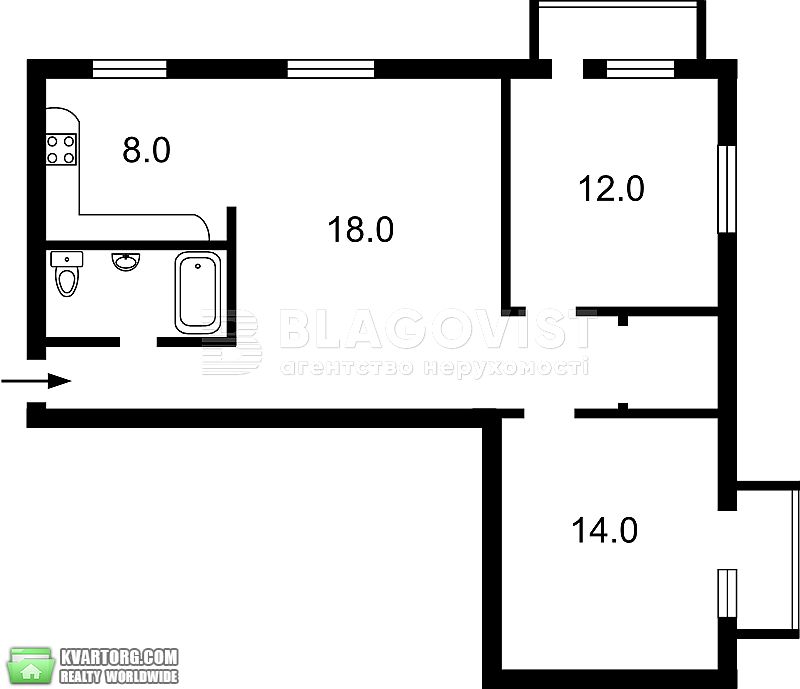 Sell 3-room apartment. Киев,  Щорса — photo 5