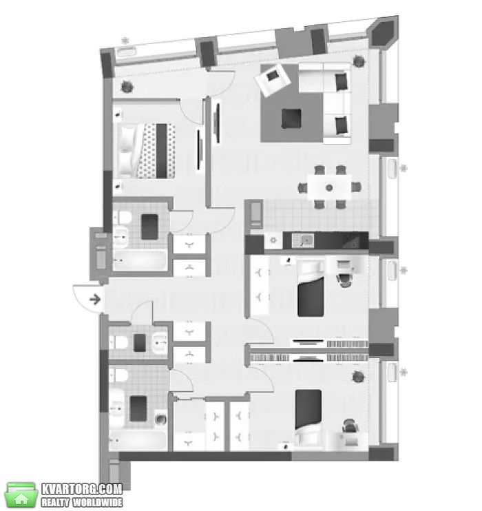 Sell 4-room apartment. Киев, Зарічна — photo 6