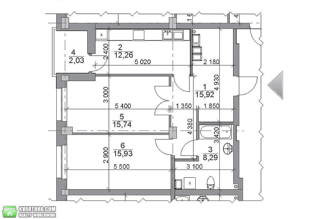 Sell 2-room apartment. Днепропетровск, Клары Цеткин — photo 3