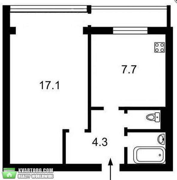 Sell 1-room apartment. Киев, Никольско-Слободская — photo 1