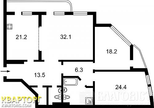 Sell 3-room apartment. Киев,  Щорса — photo 2