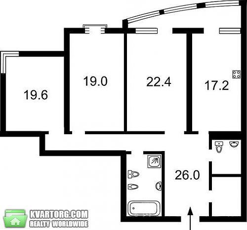 Rent out 3-room apartment. Киев, Мирного Панаса — photo 9
