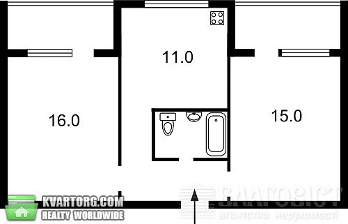Sell 2-room apartment. Киев, Никольско-Слободская — photo 4