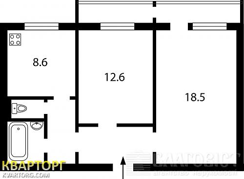 Sell 2-room apartment. Киев,  Ревуцкого — photo 3