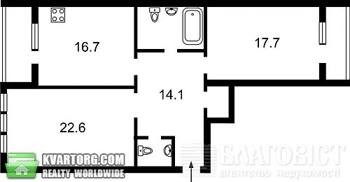 Sell 2-room apartment. Киев, Голосеевская — photo 2