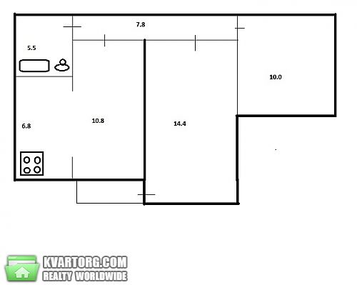 Sell 2-room apartment. Киев, Шолом-Алейхема — photo 9