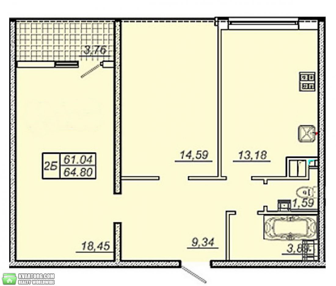 Sell 2-room apartment. Одесса, Сахарова — photo 3