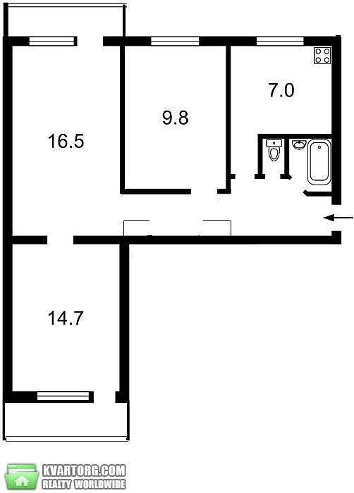 Sell 3-room apartment. Киев,  Курчатова — photo 6