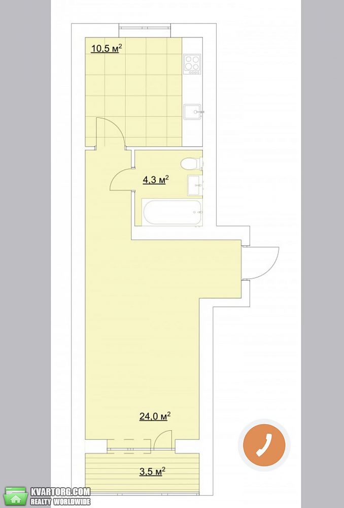 Sell 1-room apartment. Буча, Чубинского — photo 2