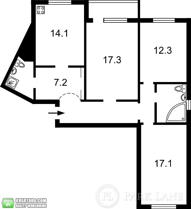 Sell 3-room apartment. Киев,  Чавдар — photo 9
