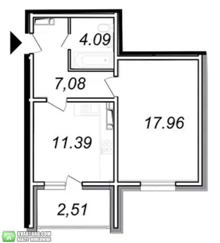Rent out 1-room apartment. Киев,  Ясиноватский пер — photo 6