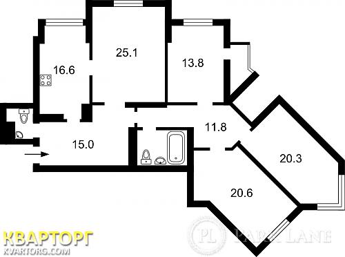 Sell 4-room apartment. Киев,  Срибнокильская — photo 2