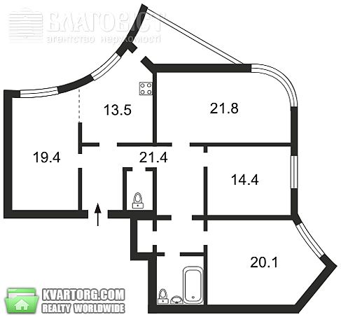 Sell 4-room apartment. Киев,  Героев Сталинграда пр — photo 4